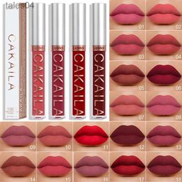 Lipstick 18 Colors Nude Lip Gloss Matte Liquid Lipstick Makeup Long Lasting Waterproof Sexy Red Pink Lip Tint Batom Lipgloss Bulk YZL1 240313