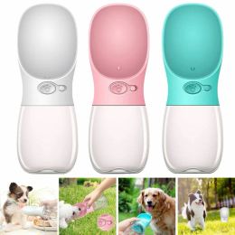 Supplies Leak Proof Dog Water Bottle Portable Drinking Bowl Dispenser Mini Fountain Tray Cup Bottles for Pet Puppy Outdoor Hiking Travel