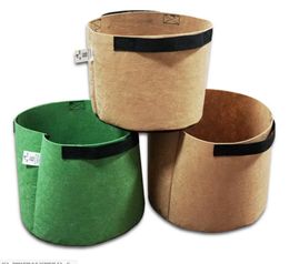 Premium Series Plant Grow Bags 210 Gallon Round Nonwoven Fabric Plant pots Pouch Root Container Flower Pots Garden Handles Weigh9340339