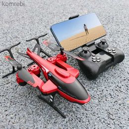 Drones Professional Drone V10 4k Wide-angle HD Camera WiFi Fpv Height Hold Foldable RC Quadrotor Helicopter Camera-free Childrens Toys 24313