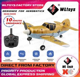 2022 Wltoys XK A250 BF109 RC Aircraft Toy 4CH 3D6G System Foam Fiexd 350mm Wingspan Remote Control Glider Aeroplane Toys with F5979179