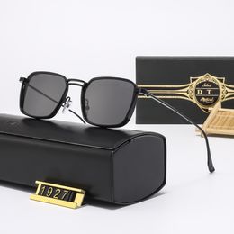 DITA LXN-EVO Luxury Fashion Aviator Sunglasses Square Men's Designer Sunglasses Metal Vintage Frame HD Business glasses With box