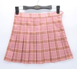 Sportswear Tenni Skirt Women Girls Short High Waist Pleated Skater Skirt School Uniform With Inner Shorts YC8116471461541