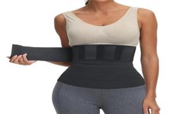 Waist Trainer Snatch Bandage Tummy Wrap Trimmer Belt Slimming Body Shaper Plus Size Sweat Belly Band Comparison 2201156832471