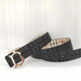 BA Mens designer belts plaid leather luxury belt women letter buckle stripe pattern classical cinturon man causal retro trousers adjustable belts for men designer