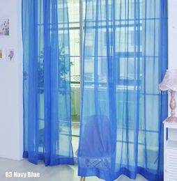 Curtains Nordic curtain New Candy Colour Window Screens Living Room