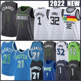 Custom Men Women Youth''Minnesota''Timberwolves''Anthony Edwards Kevin Garnett Basketball Jerseys Rudy Gobert Minnesotas Timberwolve Karl-Anthony Towns DAngelo