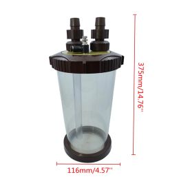 Equipment Clear CO2 Atomizer for Aquarium, Super Diffuser, External Turbo, Fish Tank, Aquarium, Waterplant, Fish Tank, Landscape, 2500ml