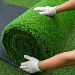 Lawn Artificial Grassland Simulation Moss Lawns Turf Fake Green Grass Carpet Plants Mat Outdoor Microlandscape Landscap Floor Decors