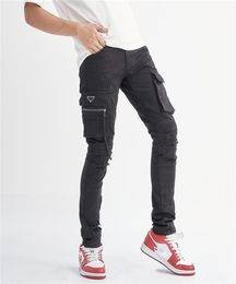 Mens Jeans Ripped Designer Bags More Fashion Overalls Dungarees Jean s Cargo Pants Office Casual Slim Stretch Motorcycle Trousers 8598911