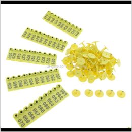 100 Sets 001100 Number Animal Use Ear Tag Livestock Tags Labels Sheep D8Hdb Other Pet Supplies 2K0Jo317m