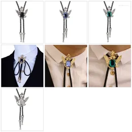 Bow Ties Western Cowboy Bolo Tie For Christmas Carnivals Party Man Teens Costume Necktie DXAA