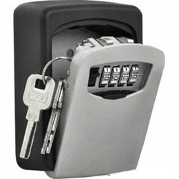 4 Digit Wall Mounted Key Safe Box Outdoor High Security Code Lock-Storage330R