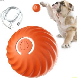 Toys Pet Rolling Ball,Smart Self Moving Dog Ball Toys,Durable Rolling Interactive Dog Toy,Rechargeable Dog Ball for Indoor Pets, Cats