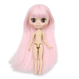 DBS blyth Middie Doll joint doll pink hair with bangs 18 20cm anime toy kawaii girls gift 240311