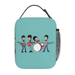 The Beatle Insulated Lunch Bags Large Reusable Thermal Bag Tote Box Office Travel Men Women 240313