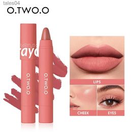 Lipstick O.TWO.O Matte Lipstick Lip Tint Pigment Rich 6 Colour Water Resistant Long-lasting Velvet Lip Liner Stick Make-up for Women 240313