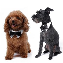 Pet Supplies Dog Tie Wedding Accessories Pet Bow Tie Dog Cat Bowtie Formal Pet Necktie Adjustable Collar Party Necktie G4853005