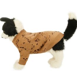 Dog Apparel Pet Clothing Puppy Cat Autumn Winter Warm Sweaters Knitted Pullover