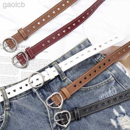 Belts Women Leather Designer Belt Black Harajuku Belt Ladies Pants Party Belts Jeans ldd240313