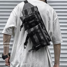 Bags Tactical Waist Pack Molle Army Camping Hunting Phone Pouch Men Women Functional Chest Bag Hip Hop Vest Streetwear Chest Rig Ba