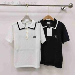 Women's T-Shirt designer Shenzhen Nanyou Clothing CE Home POLO Shirt High Quality Tencel Lapel Top Thin Knitted Short Sleeves OBAR