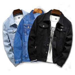 2024 Leisure Men's Spring Clean Version Minimalist Slim Fit Denim Jacket For Men Style Style