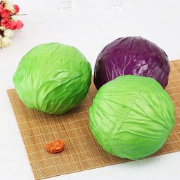 Decorative Flowers Pu High Simulation Vegetable Cabbage Model Cabinets Furnishings Handicraft Artificial Props Restaurant Kitchen Decor