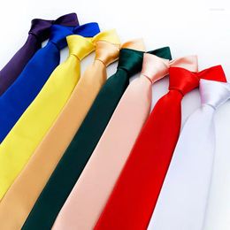 Bow Ties Business Casual Versatile Self-Tied Classic Monochrome Satin Tie Festival Party Wedding Neckties Men Accessories