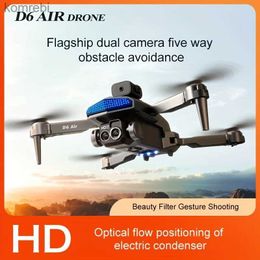 Drones D6 Drone Obstacle Avoidance Headless Mode Height Hold Mode Optional Electric Dimming Flow Drones with Camera Hd 4k 24313