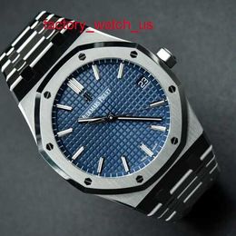 AP Fancy Watch Highend Watch Mens Watch Royal Oak Series 15500ST Precision Steel Blue Plate 41mm Diameter Automatic Mechanical Business Leisure Watch Single Watch