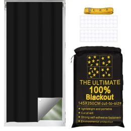 Curtains Travel Blackout Curtains Lightweight Portable Black Out Curtains for Travel Blackout Blinds for Nursery Bedroom Dorm Room