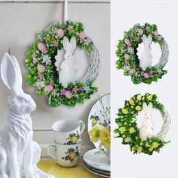 Decorative Flowers Acrylic Easter Wreath Eggs With Egg 2024