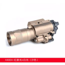 Underhung flashlight X400U strong light tactical flashlight p320 Underhung laser light infrared SBAL flashing