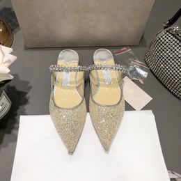 2024 early spring new high-end temperament riveted high heels, designer women's shoes, dress shoes! Heel height :1CM, 7cm Size :35-40