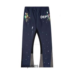 Weight Dept Hoodies Printed Pant Designer High Galleryes for Fashion Streetwear Gram Brand Casual Splicing Pants Men Women 1 HD3F MFZP