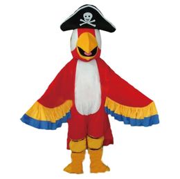 Adult Size Pirate Parrot Mascot Costume Halloween Christmas Fancy Party Dress CartoonFancy Dress Carnival Unisex Adults Outfit