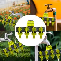 Connectors Garden Hose Splitter 4 Way Hose Connector Garden Water Hose Adapter Connector for Sprinkler Irrigation System