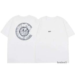 Stones Island Designer Superior Quality Cp Companys Summer Mens Wear Breathable Loose Letter Print Lovers Street Fashion Varsity Cotton T-shirt Stones T Shirt 7680