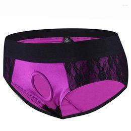 Underpants Strap On Harness Panties Lace Panty Strapless Underwear For Men Women Couples Unisex Briefs