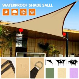 Nets Outdoor Sun Shade Awning Sunshade Sail AntiUV Protection Waterproof Canvas Canopy for Balcony Pool Patio Garden Sun Shelter