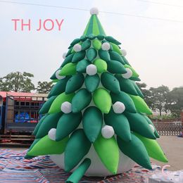 free shipment outdoor activities Giant Christmas Inflatable Tree Balloon,10m 33ft newest inflatable Christmas tree with white light