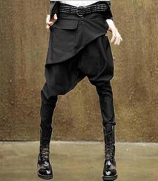 NWT Men Women Unisex Korean Style Casual Hip Hop Dance Low Drop Crotch Gothic Emo Punk Goth Harem Baggy Tapered Skinny Pants Slack6198248