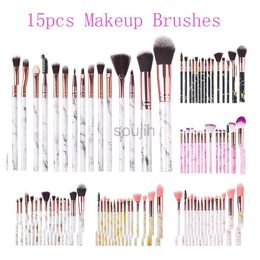 Makeup Brushes NEWCOME 5/7/15/20Pcs Makeup Brushes Tool Set Cosmetic Powder Eye Blending Beauty Up Brush ldd240313