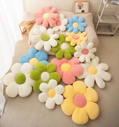 Pillow 40CM 50CM Daisy Flower Plush Office Waist Sofa Car Cute Headrest