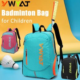 Bags YWYAT Racquet Bag for Children Kids 23 Rackets with Shoe Compartment Multifunctional Sports Bags Badminton Backpack