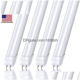 Led Tubes 2Ft 3Ft 4Ft T8 Tube Light Smd2835 96Leds High Super Bright 18W Cold White Fluorescent Bbs Ac170-265V Ac85-265V Drop Delive Dhldb