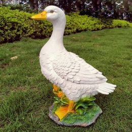Sculptures Crafts Model Landscape Realistic Simulation Resin Artificial Duck Pond Ornaments Home Decor Outdoor Statues Garden Sculpture