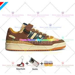 Designer Casual Shoes Forum Low Sneakers Bad Bunny Men Women 84S Trainer Back To School Yoyogi Park Suede Leather Easter Egg Low Brown Designer Sneakers Trainer 453