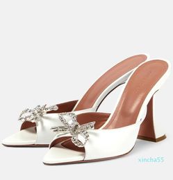 Famous Summer Women Sandals Shoes Rosie Martini Heels Crystal-embellished